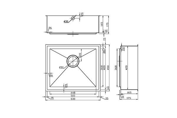 AXIXUNO 500U Sizes