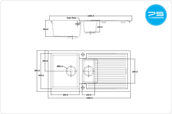 SHARDDUO 150i Sink