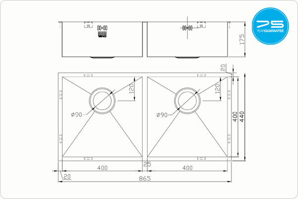 ZENDUO 415/415U Sink