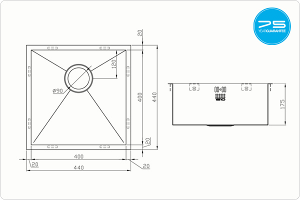 ZENUNO 400U Sink